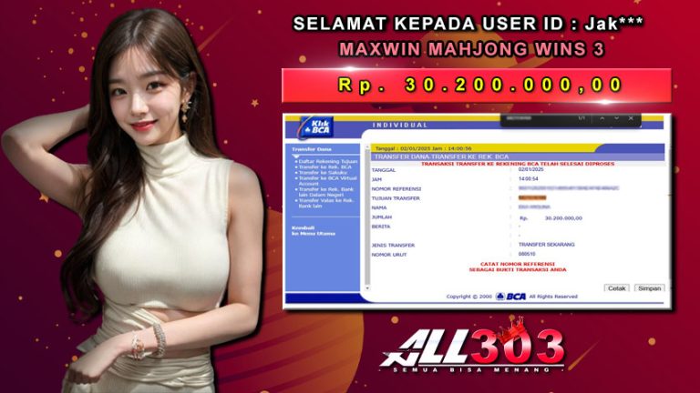 Bukti Withdraw ALL303 02 januari 2025